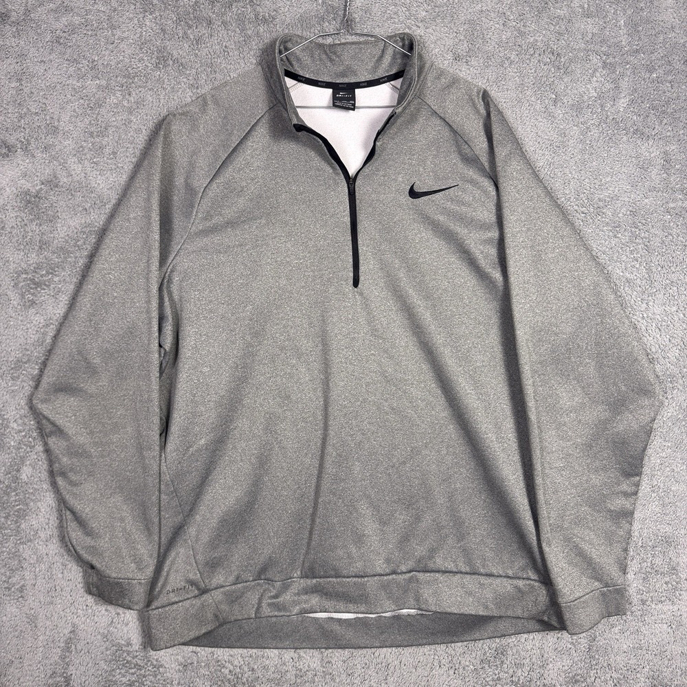 Nike Jacket Mens 3XLT 3XL Tall Sportswear 1/4 Zip Pullover Dri Fit Performance